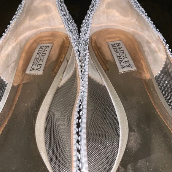 Badgley Mischka Gigi Embellished Pointed-Toe Flats - Picture 7 of 11